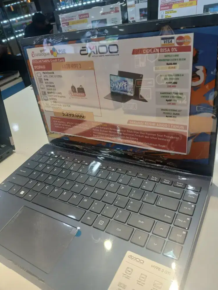Cicil.laptop Axio Hype 3 ram 8gb Ddr 4