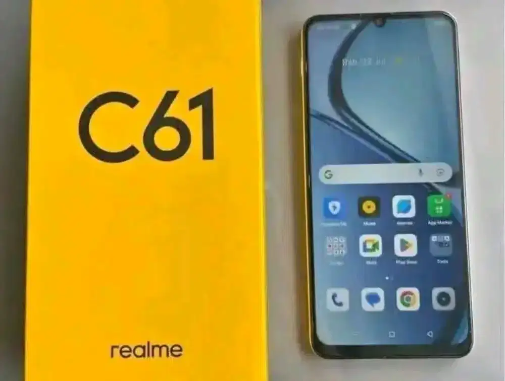 Hp realme c61 ram 8+8/128 lengkap