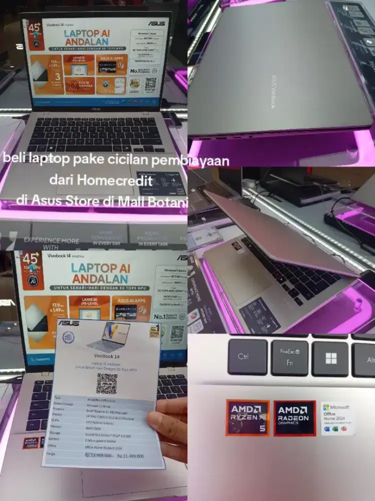 Cicilan laptop Asus Vivobook 14