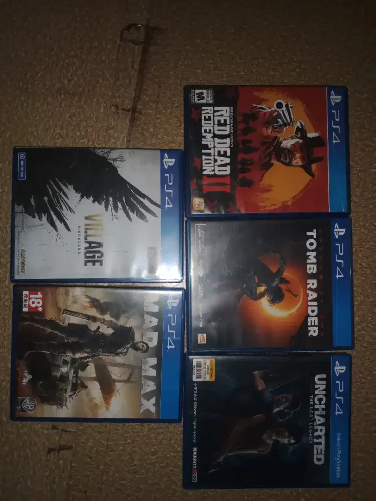 Jual kaset ps4 seken mulus