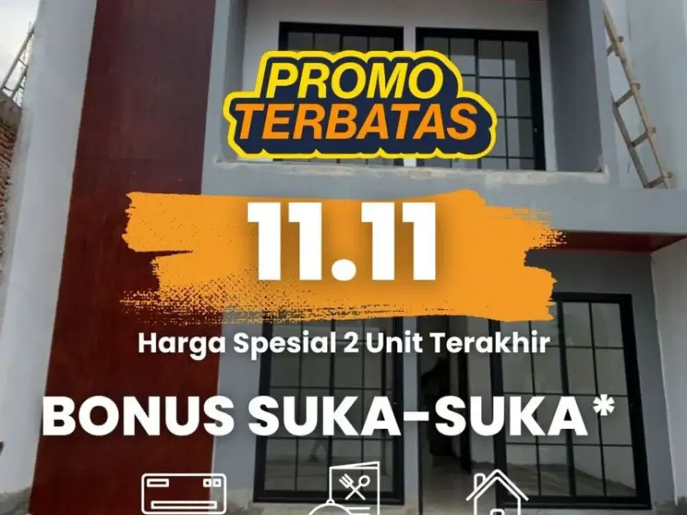 Rumah 2 Lantai di Colomadu Spesial Habisin Stok