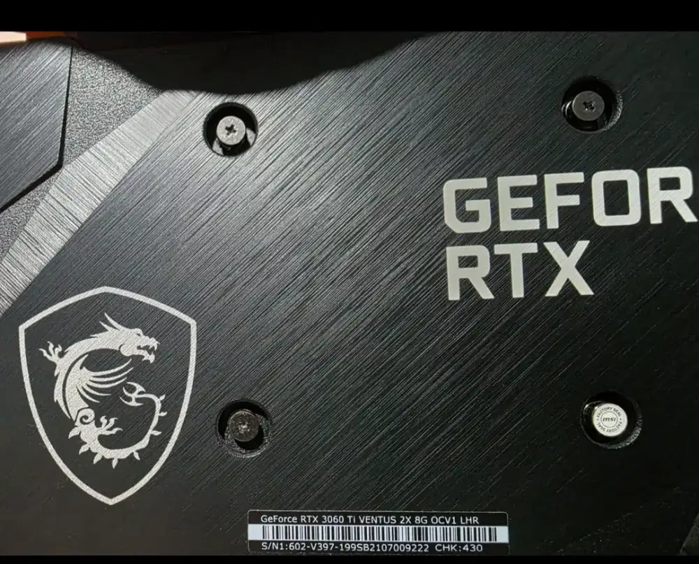 VGA RTX 3060Ti 8GB MSI VENTUS OC 2X GDDR6