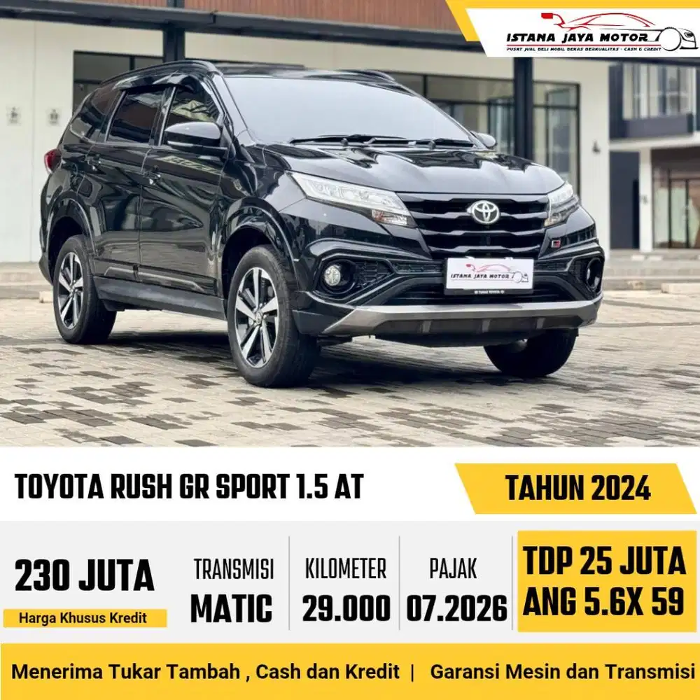 TOYOTA RUSH GR SPORT AUTOMATIC 2024 HITAM
