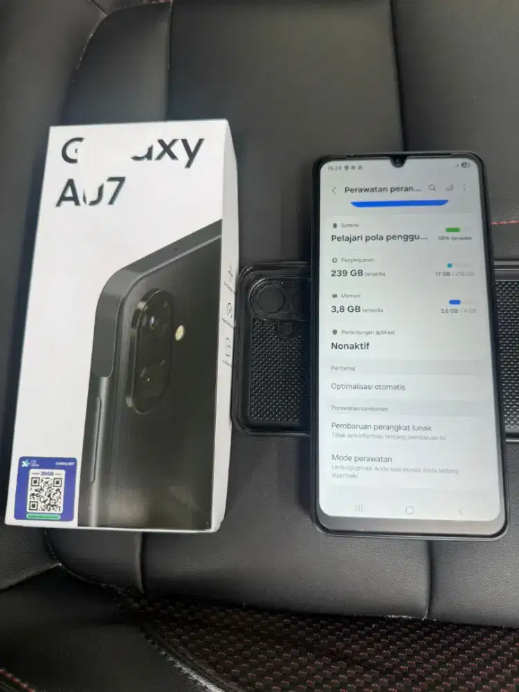 SAMSUNG A07 RAM 8/255 MULUS LIKE NEW