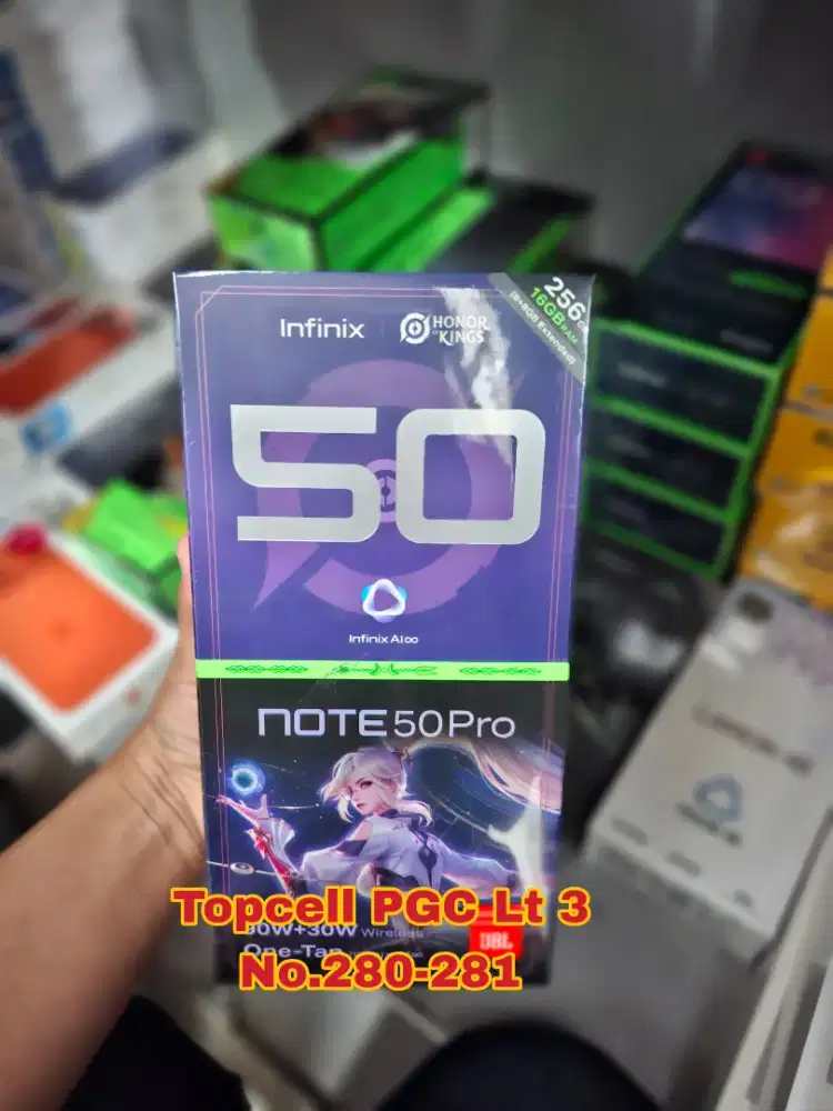 HP INFINIX NOTE 50 PRO  RAM 8/256 GARANSI RESMI
