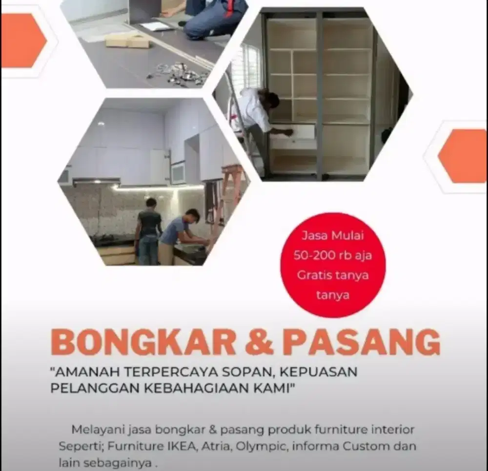 Tukang rakit furniture