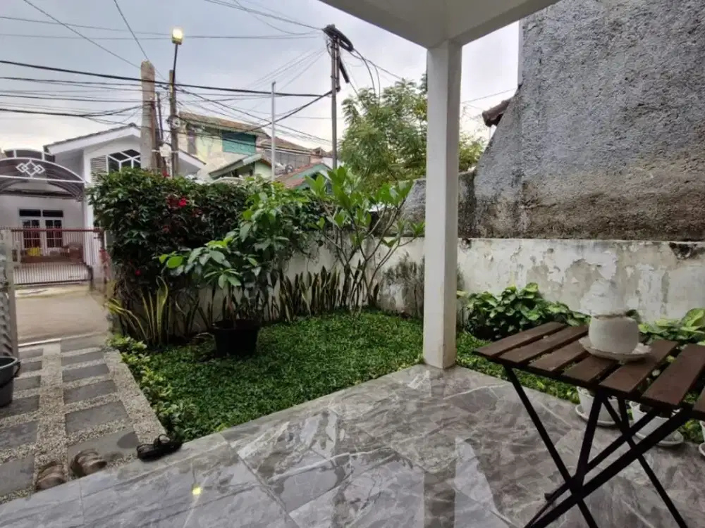 RUMAH CANTIK MINIMALIS FULL FURNISH KOMPLEK KAWALAYUAAN SANGGAR KENCANA SOERKARNO HATTA