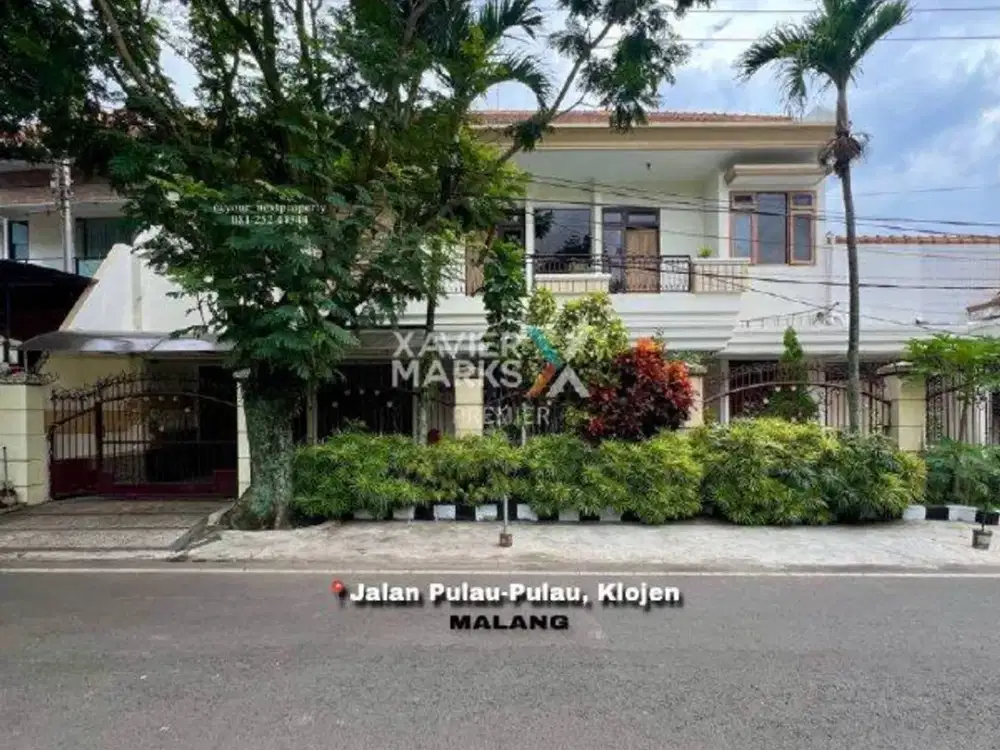 Rumah Klasik Lokasi Tengah Kota Di Jalan Pulau-Pulau, Klojen Malang