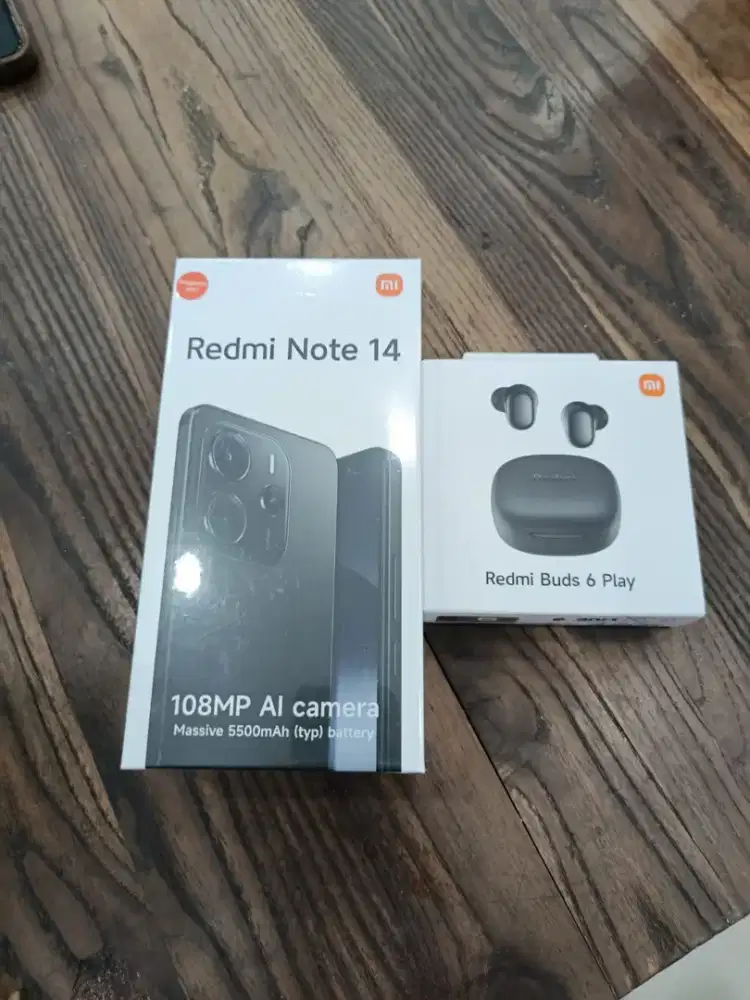 Redmi note 14 free buds 6 play . Bisa kredit tanpa dp bunga mulai 0%