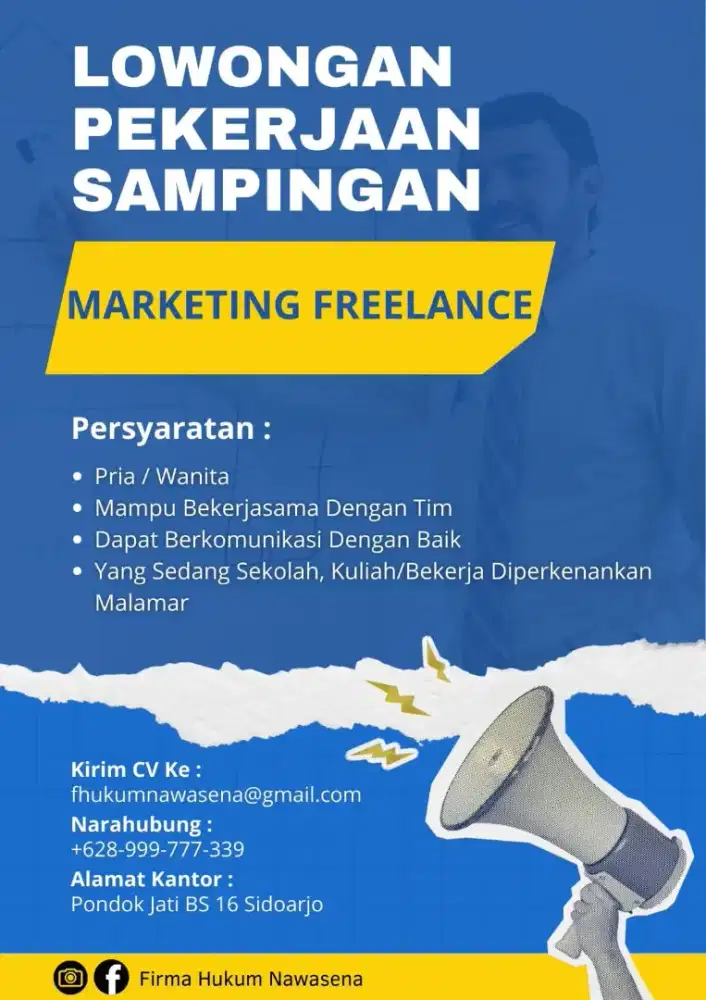 Pekerjaan Sampingan / Marketing Freelance