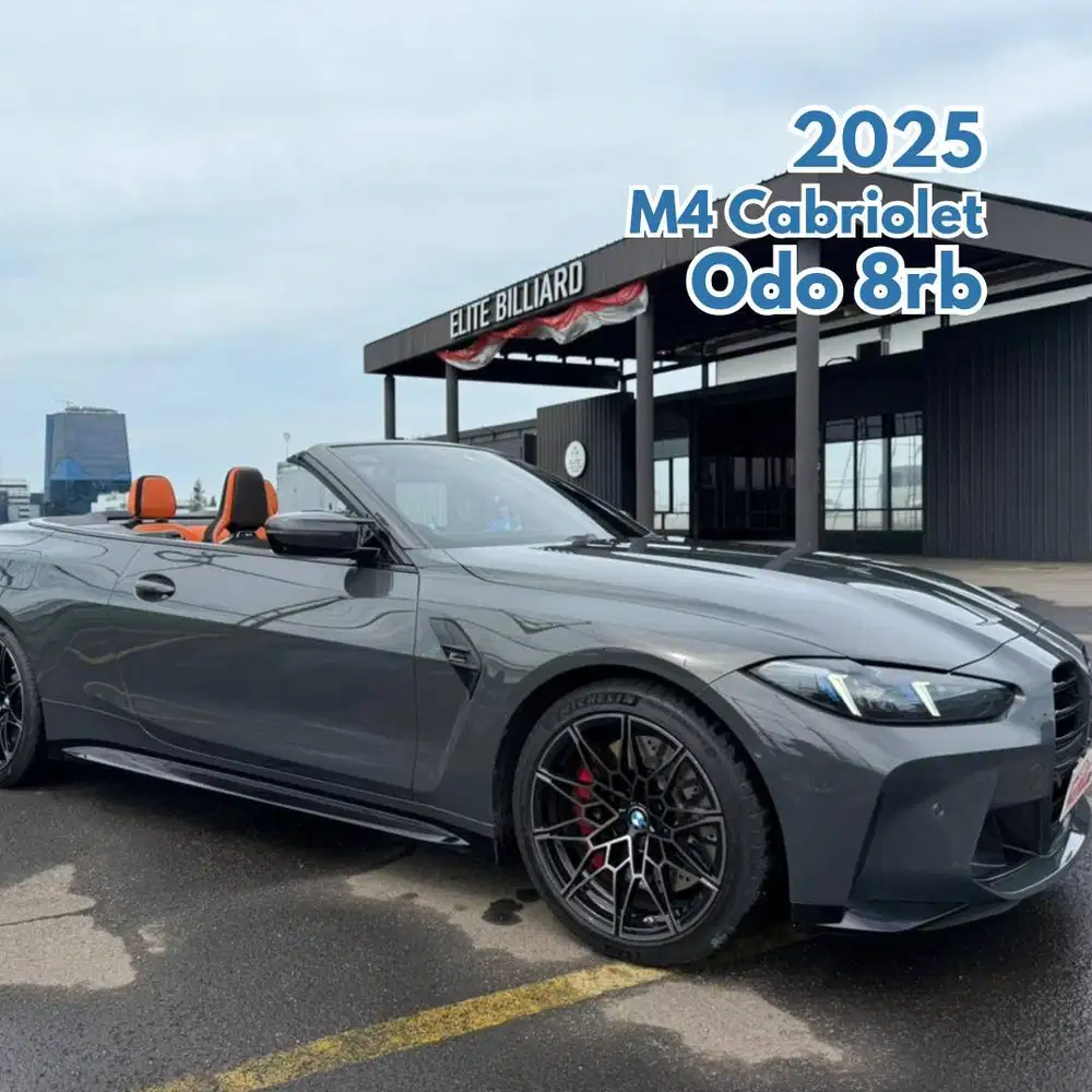 BMW M4 Cabriolet xDrive 2025 NIK 2024 Facelift AWD Grey Orange Cabrio