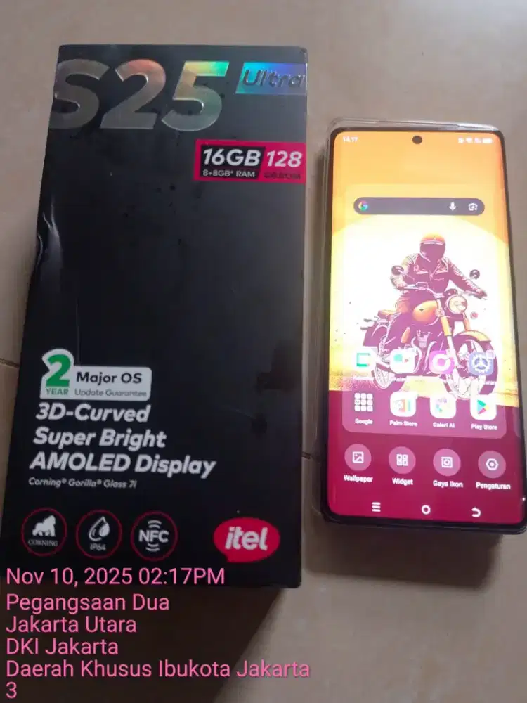 Itel S25 ultra ram/8 Rom /128