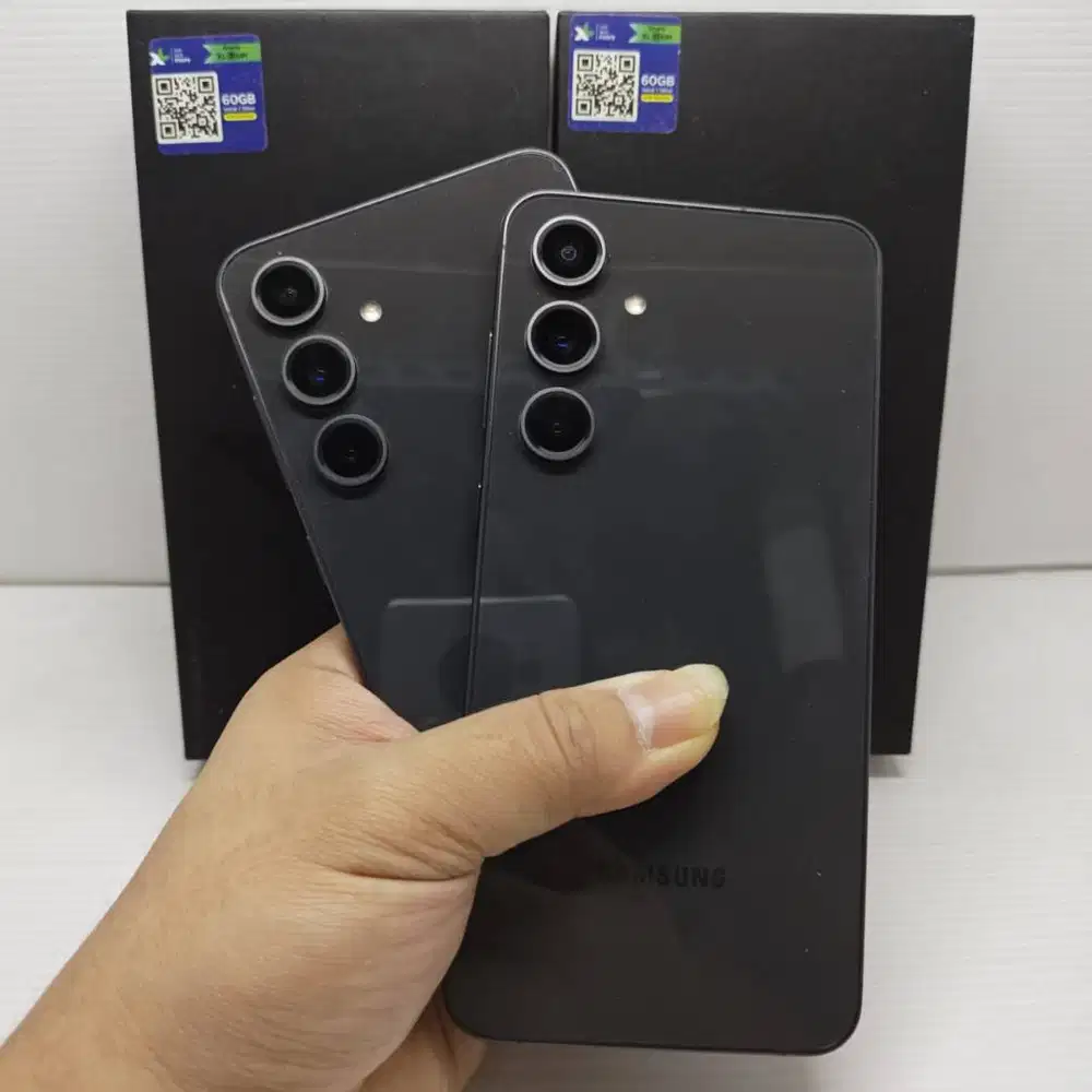 BARU MASUK MULUS! SAMSUNG GALAXY S24 FE 5G 8/256 GRAPHITE EX SEIN NO M