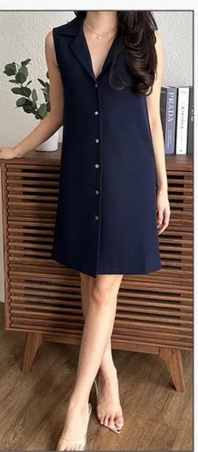 Dresss navy belum pernah dipakai