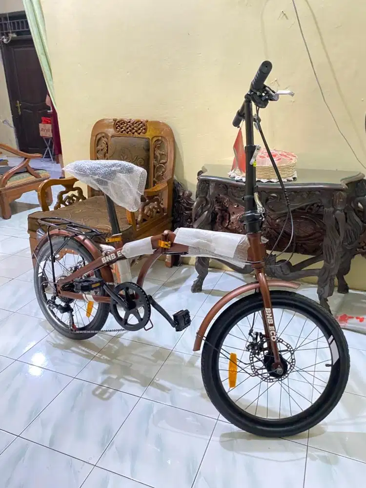 Sepeda lipat Ex hadiah baru 100% gajadi pakai