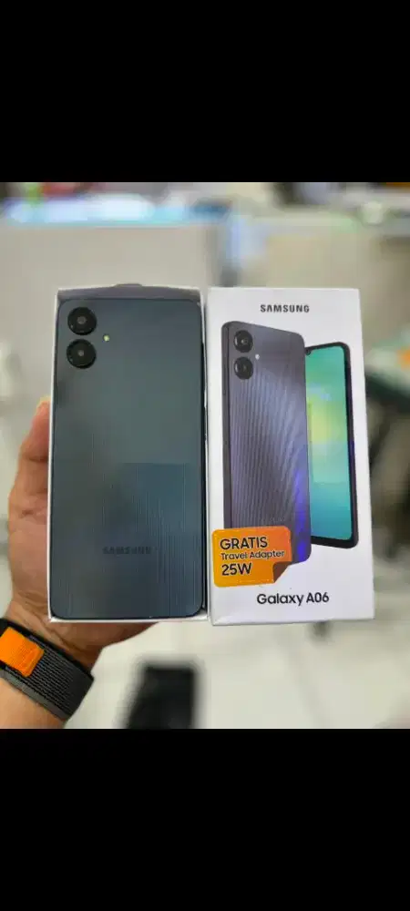 Samsung A06 6/128 lengkap mulus nominus