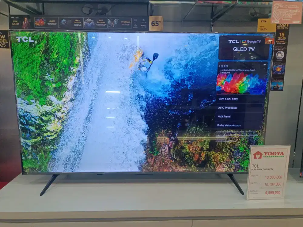 Cash & Credit TCL QLED 65P7K DP 0%, bunga rendah, gratis cicilan 1x