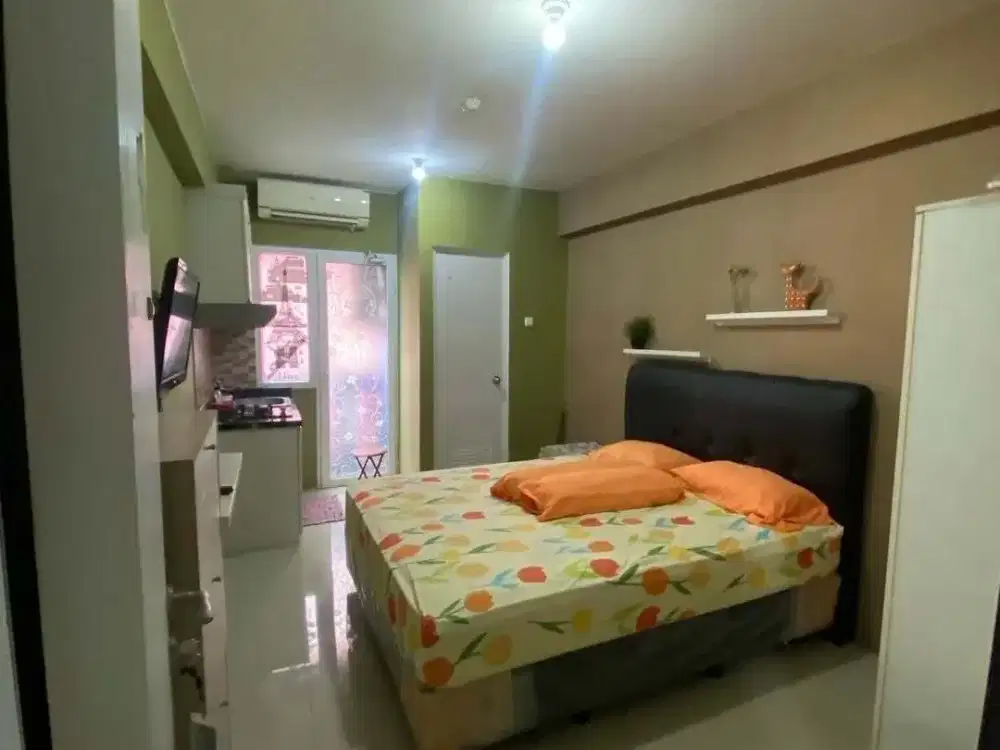 Apartment green pramuka residence studio unit murah dan bagus