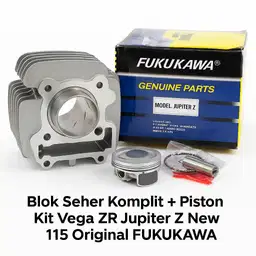 Blok Seher Komplit + Piston Kit Vega ZR Jupiter Z New 115 Original Fuk