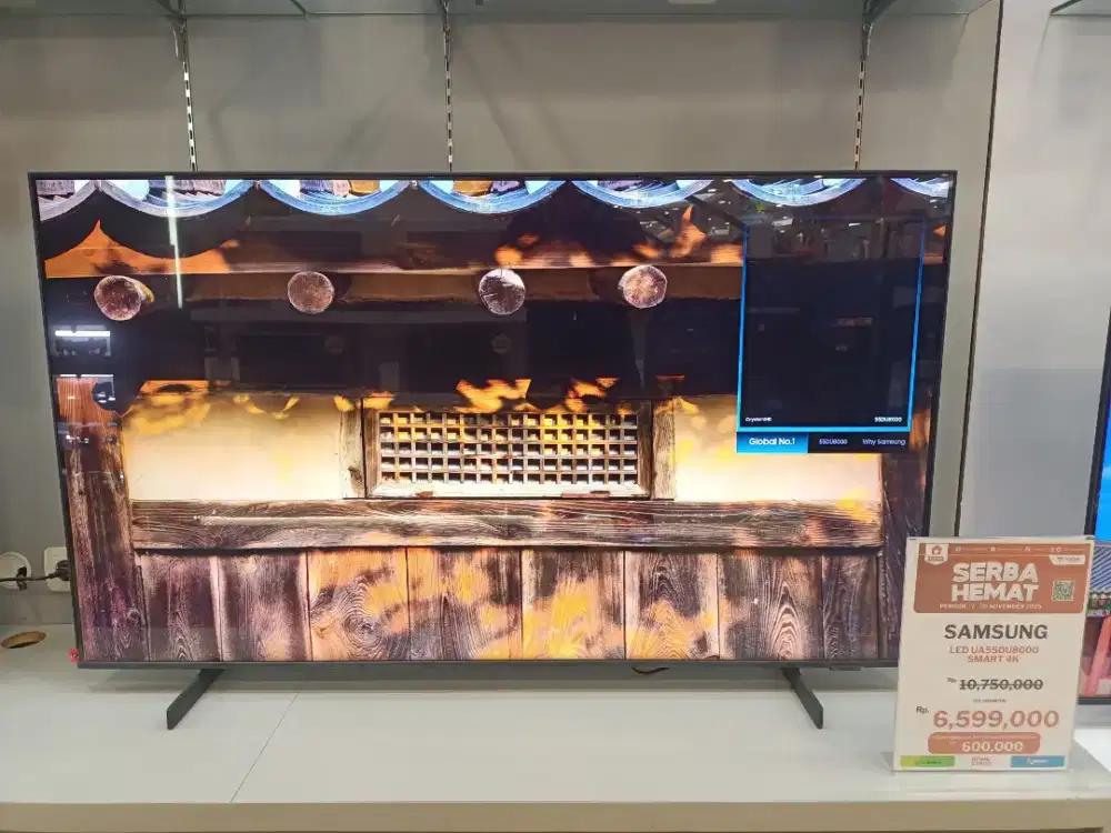 Cash & Credit SAMSUNG LED UA55DU8000 DP0% bungarendah gratiscicilan 1x