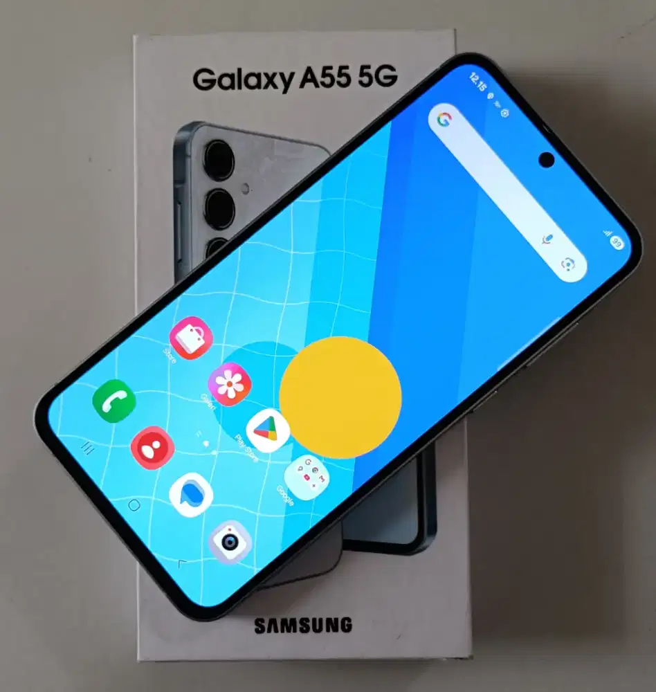 Samsung A55 5G ram 8/256gb lengkap like new terawat