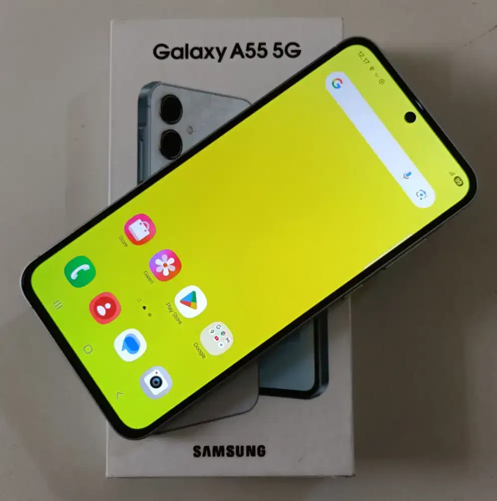 Samsung A55 5G ram 8/256gb lengkap like new terawat