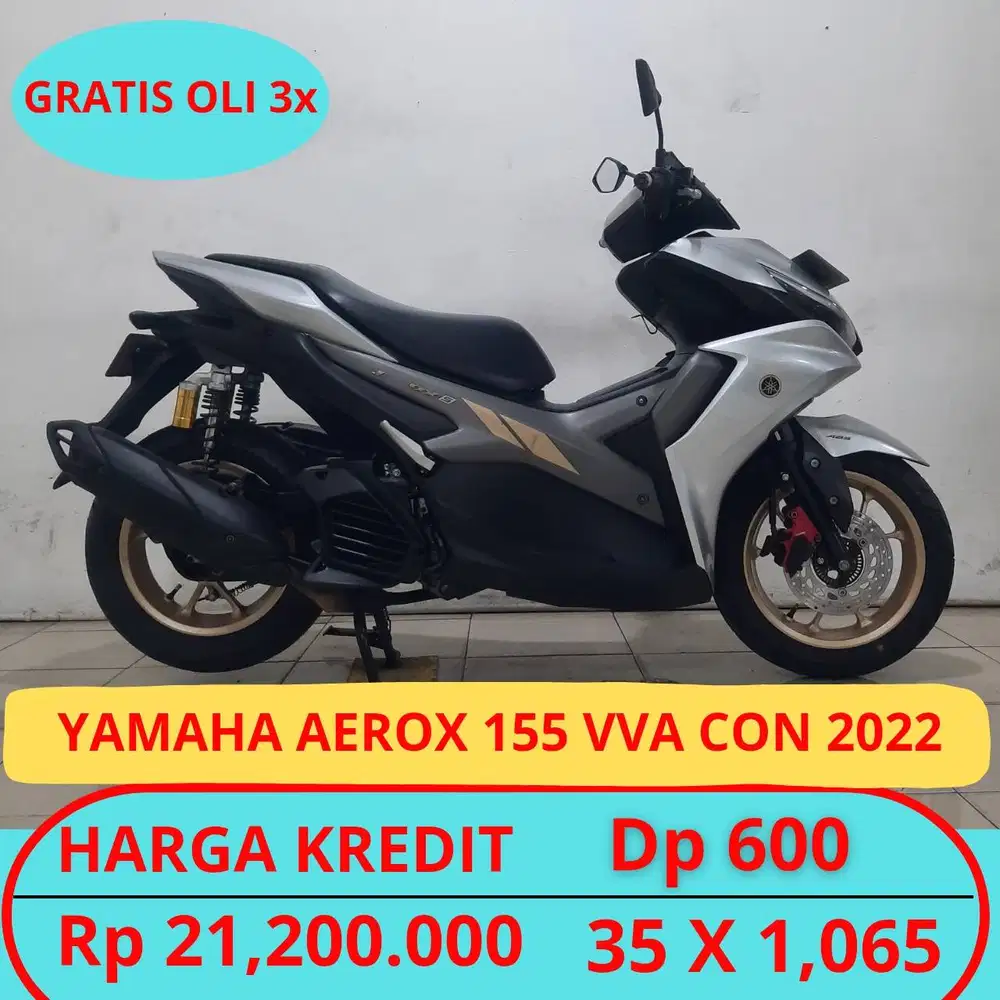 YAMAHA AEROX 155 VVA CON 2022 DP MURAH HANYA 600 RIBU