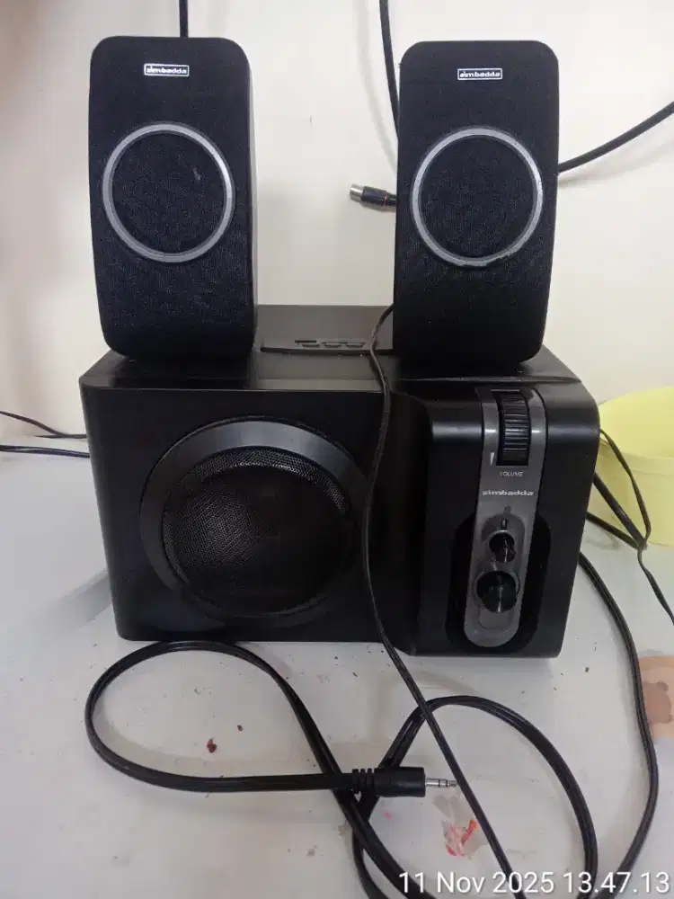 DI JUAL SPEAKER SIMBADDA BELUM BLUETOOTH YA KONDISI 90% MASIH BAGUS