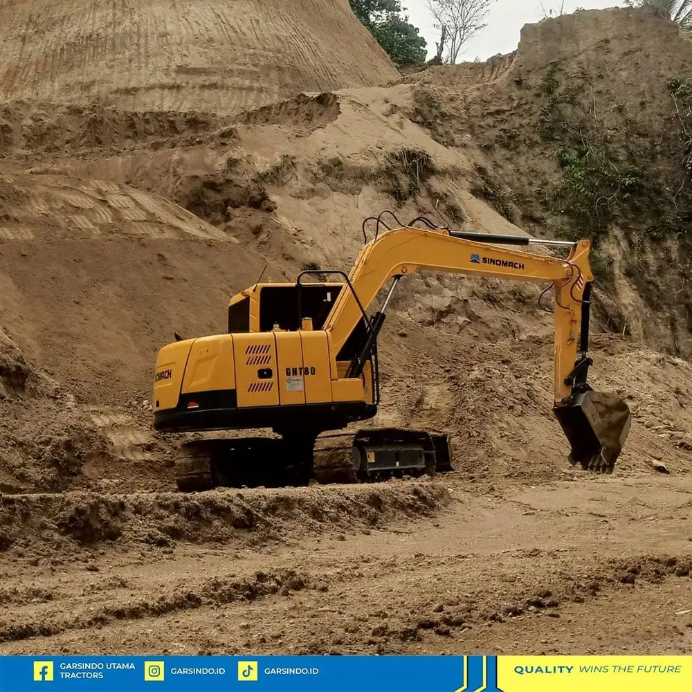 Jual Excavator Sinomach GHT 80 | Excavator Harga Terbaik Surabaya!