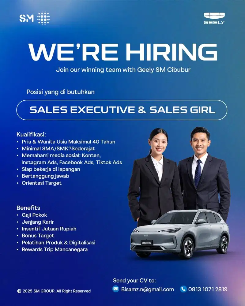 Sales Eksekutif Mobil