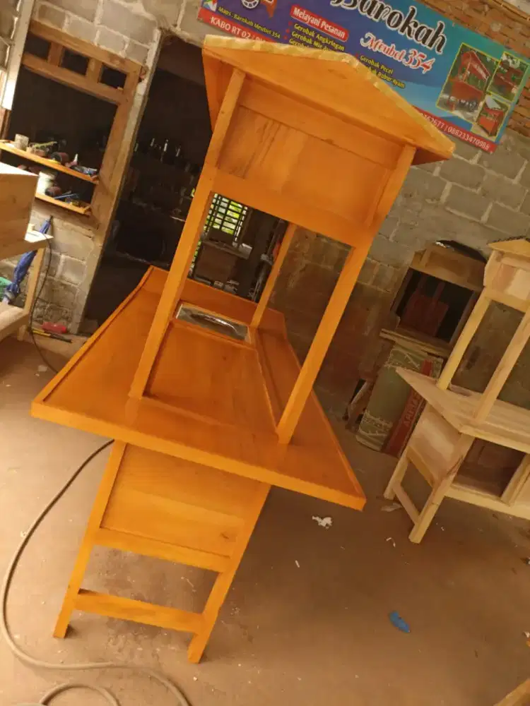 Jual Gerobak Angkringan, Bakso, Mie Ayam, Bubur, Sate, Soto, Pecel dll