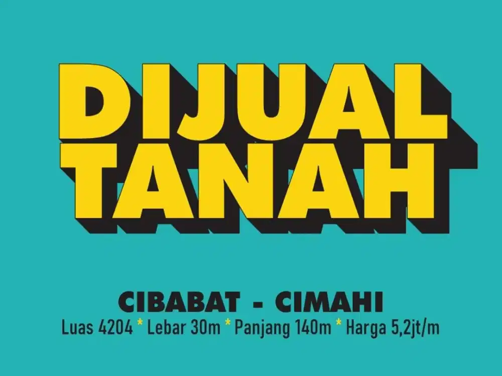 JUAL TANAH MURAH , CIMAHI, CIBABAT, CIMAHI UTARA, BANDUNG, JL. PASANTREN,
