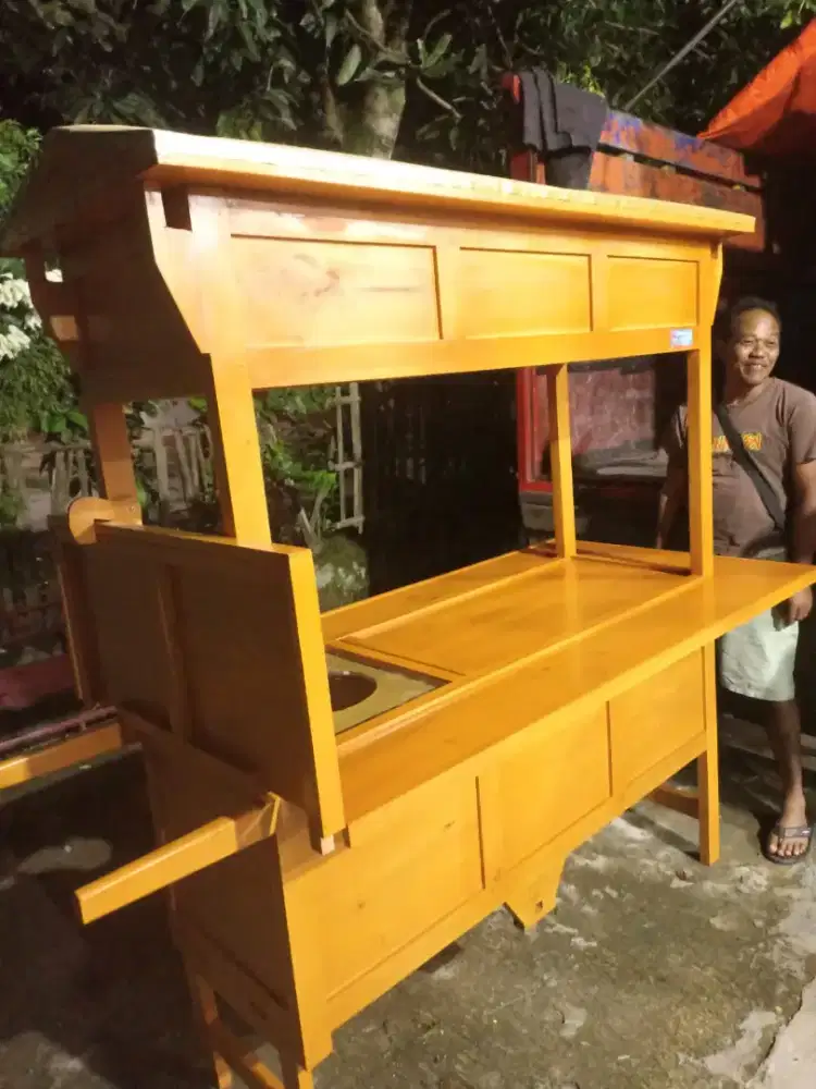 Jual Gerobak Angkringan, Bakso, Mie Ayam, Bubur, Sate, Soto, Pecel dll