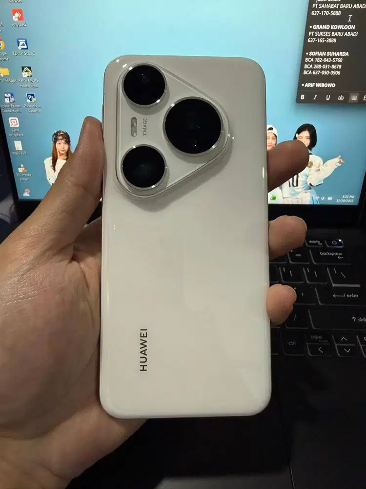 Huawei Pura 80 Pro WHITE 512GB GARANSI ON 2027