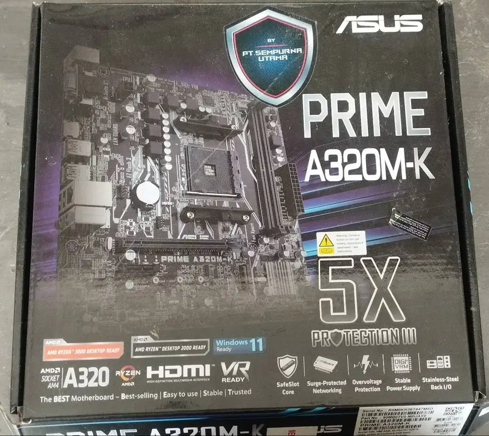 Motherboard ASUS Prime A320M-K