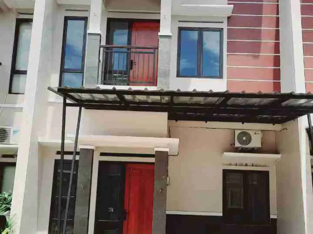 Rumah cluster Siap huni di Pamulang kota Tangerang 2 lantai KPR tanpa DP strategis 8 menit ke universitas Pamulang Tangerang Selatan