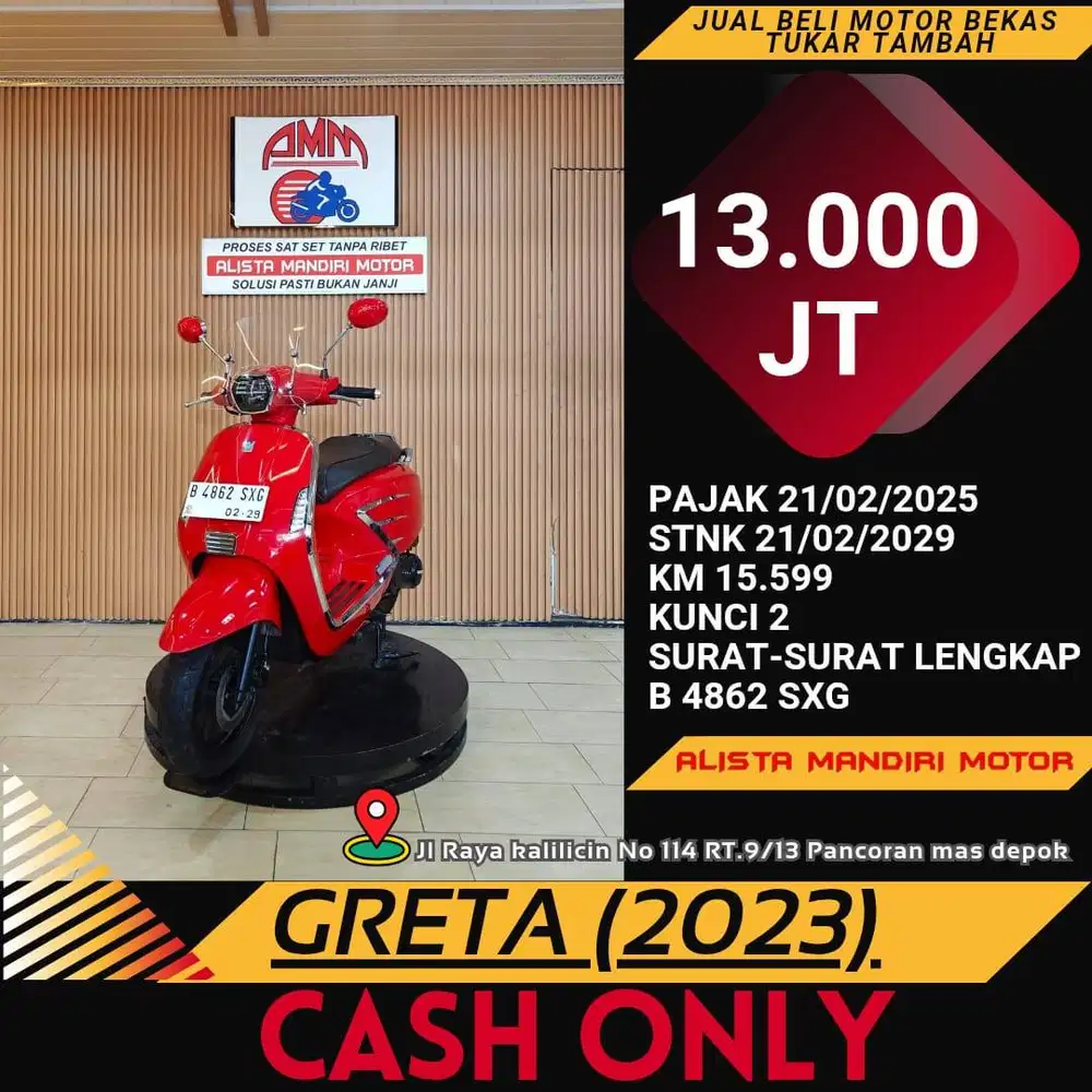 KREDIT TANPA DP GRETA TH 2023 PLAT JAKSEL BAYAR NYA PAKAI CC / PAYLATE