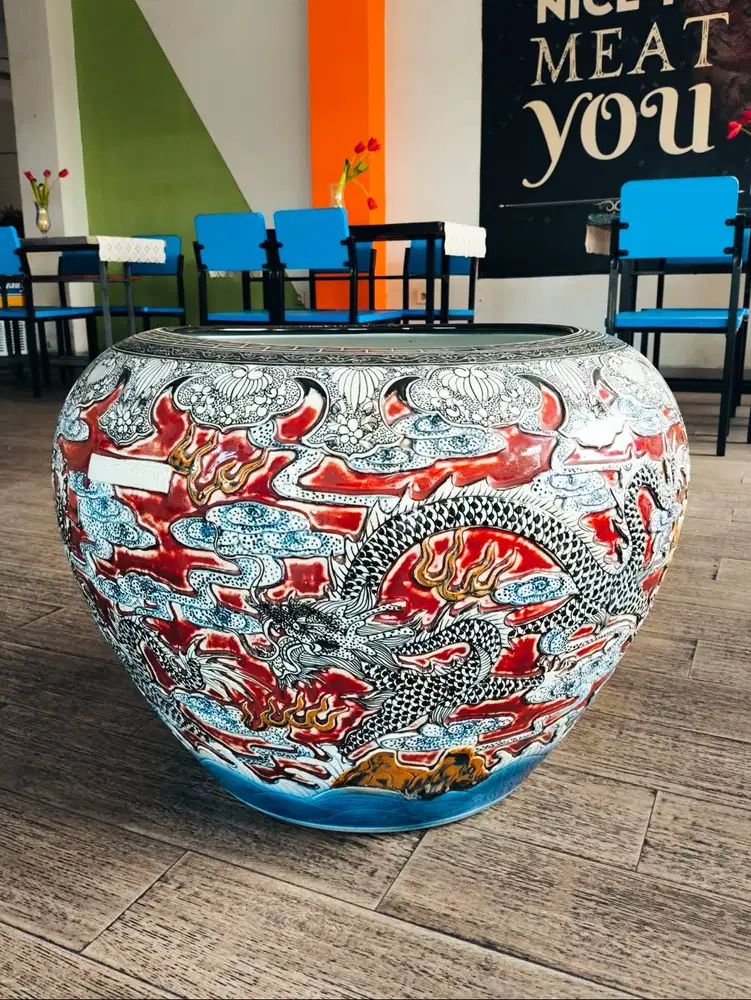 Guci China Antik 90 tahun, Guci China Hijau dan Peti Antik