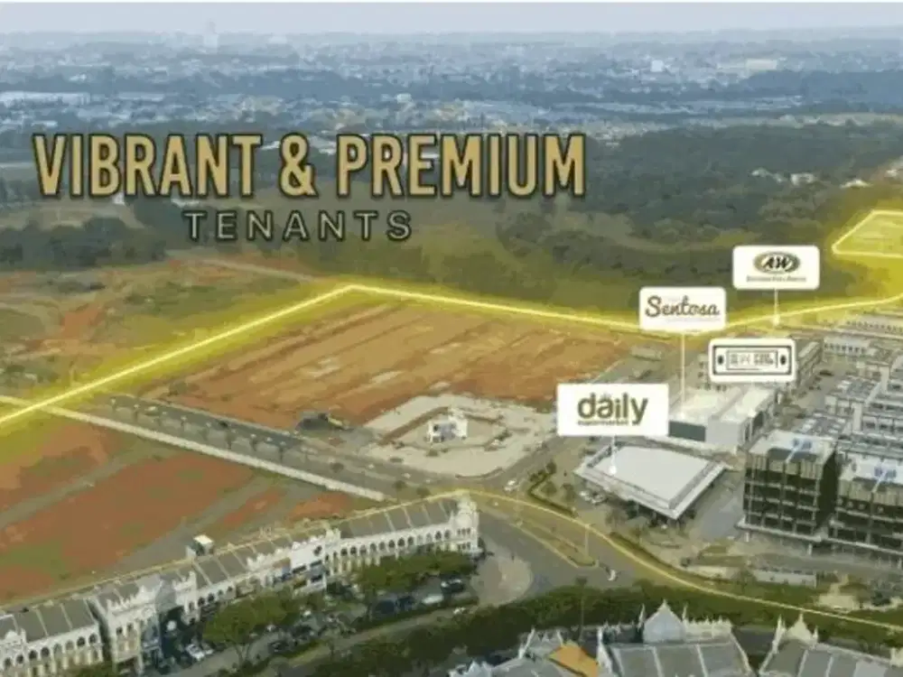 RUKO MAGGIORE SIGNATURE EAST! FREE PPN KAWASAN KULINER PALING VIBRANT! 3M DOUBLE FACADE