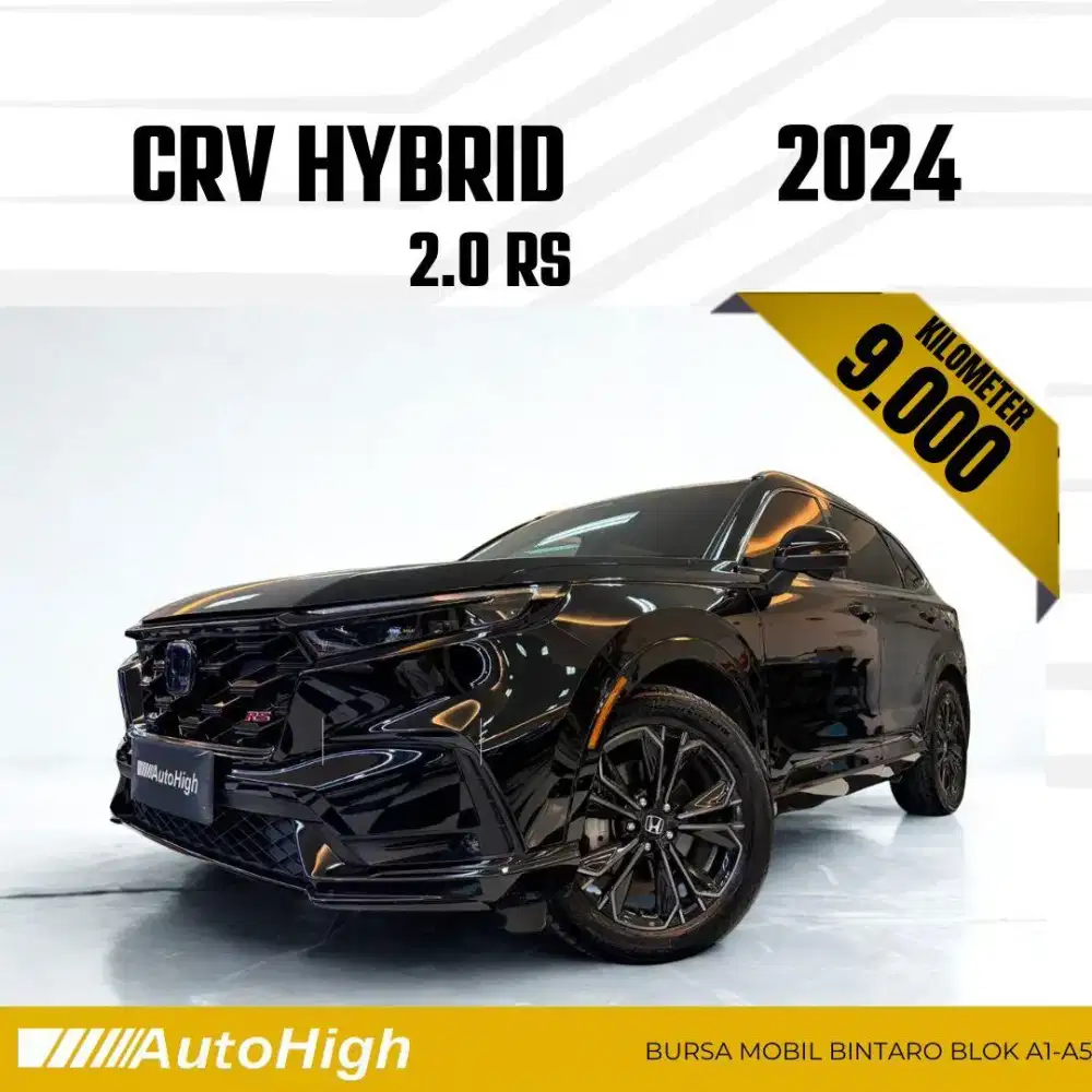 DP10% [Km9.000] CRV RS Hybrid 2024 Black / CR-V Reg 2025 #AUTOHIGH