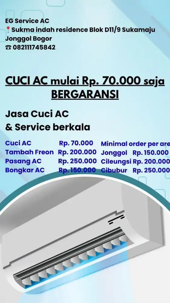 Jasa service AC