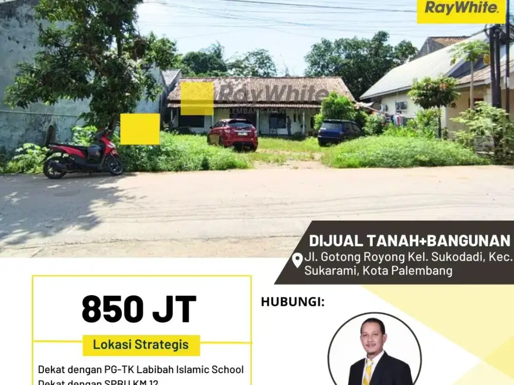 DIJUAL TANAH SIAP BANGUN KOTA PALEMBANG