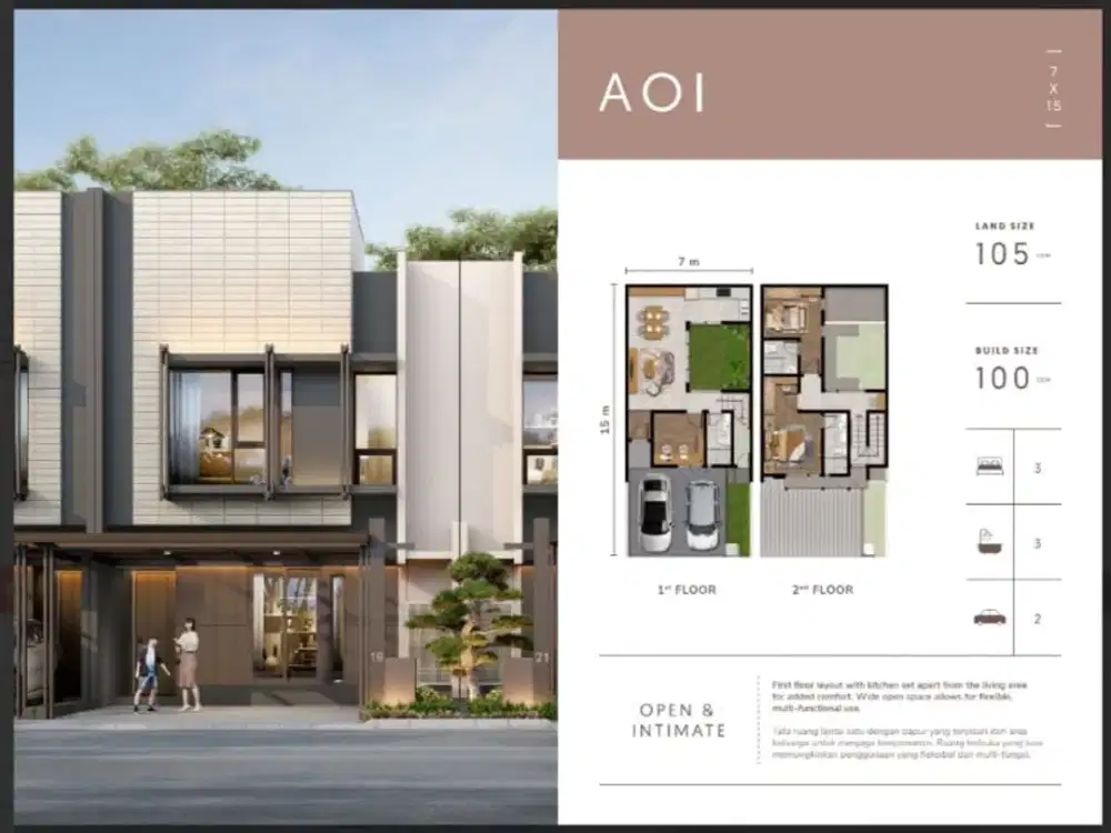 Rumah Baru Konsep Jepang Mulai dari 1,6 M Promo Launching Free Biaya KPR