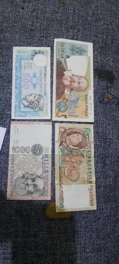 Uang lama,uang kuno italy