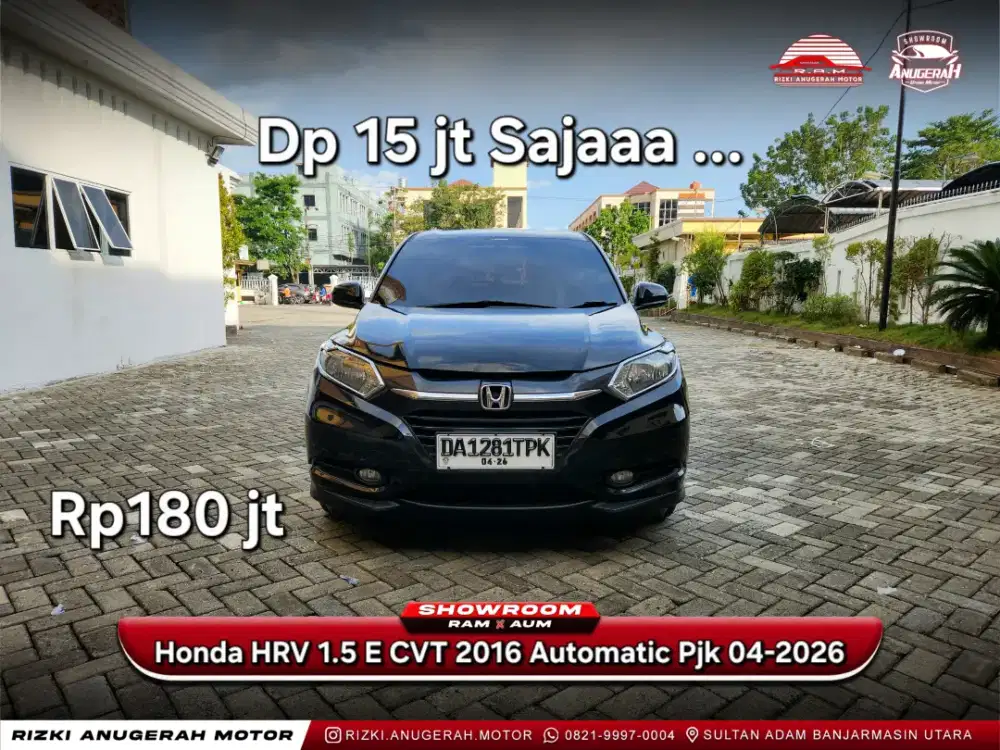Dp 15jt Honda HRV 1.5 E CVT 2016 Automatic Pjk 04-2026