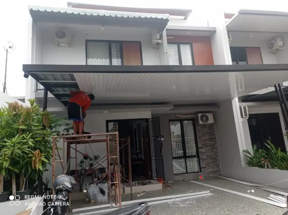 Kanopi kombinasi plafon PVC all in