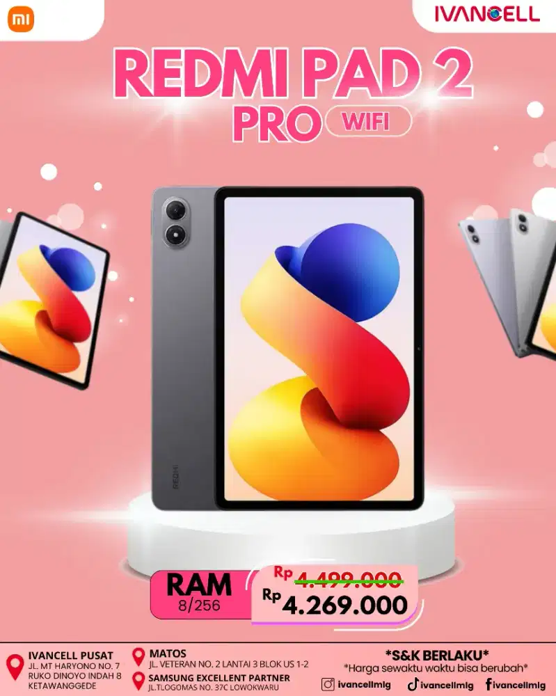 REDMIPAD 2 PRO RAM 8/256 NEW MURAH BANGET