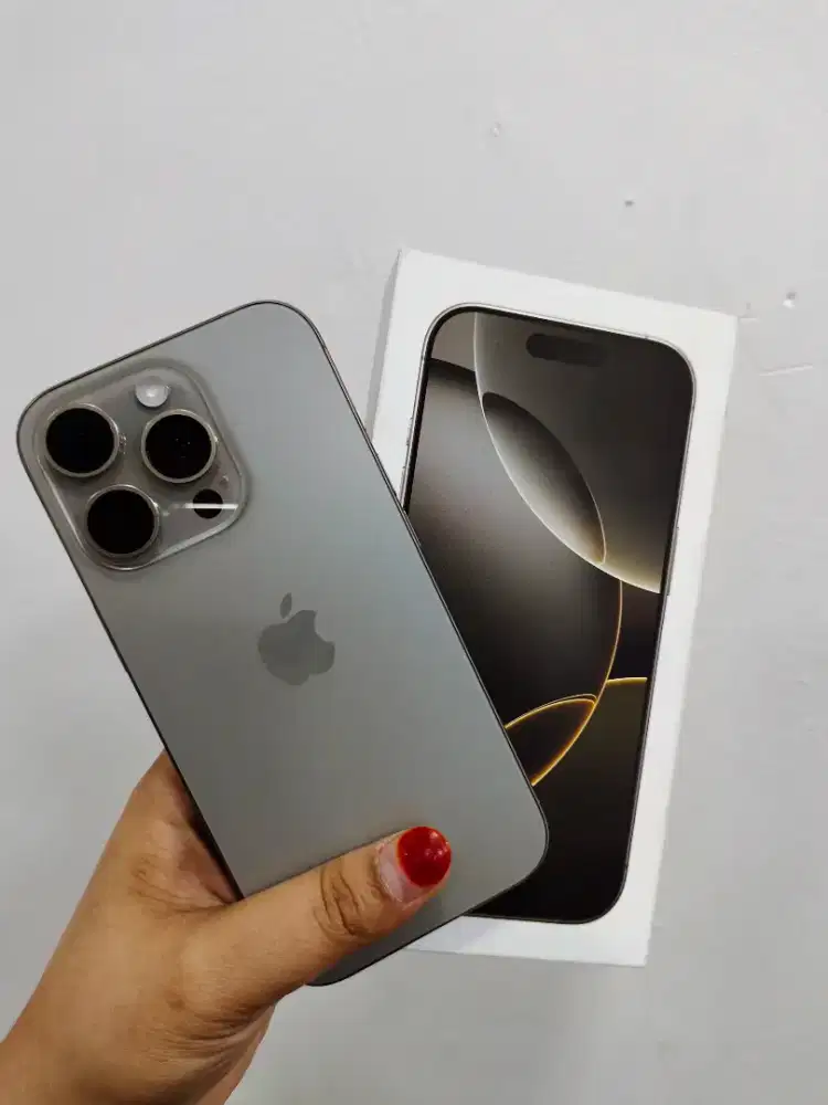 IPHONE 16 PRO 256 NATURAL SECOND IBOX BH 100% GARANSI ON 2026