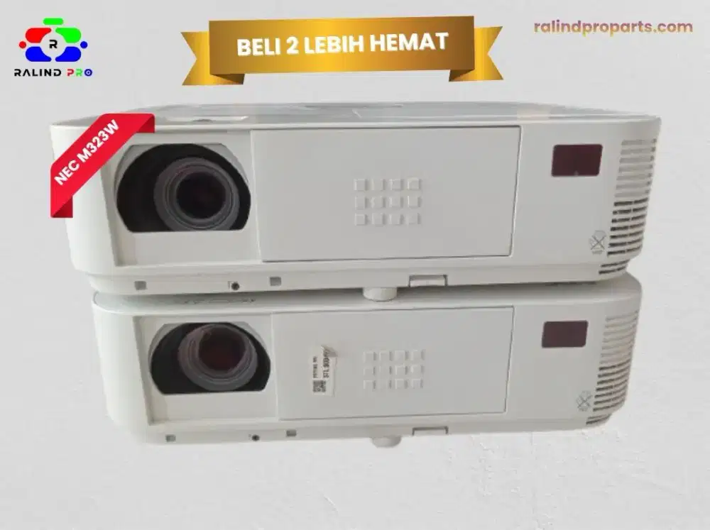 Paket 2 Proyektor NEC M323W – Lebih Hemat & Terang Dan tajam