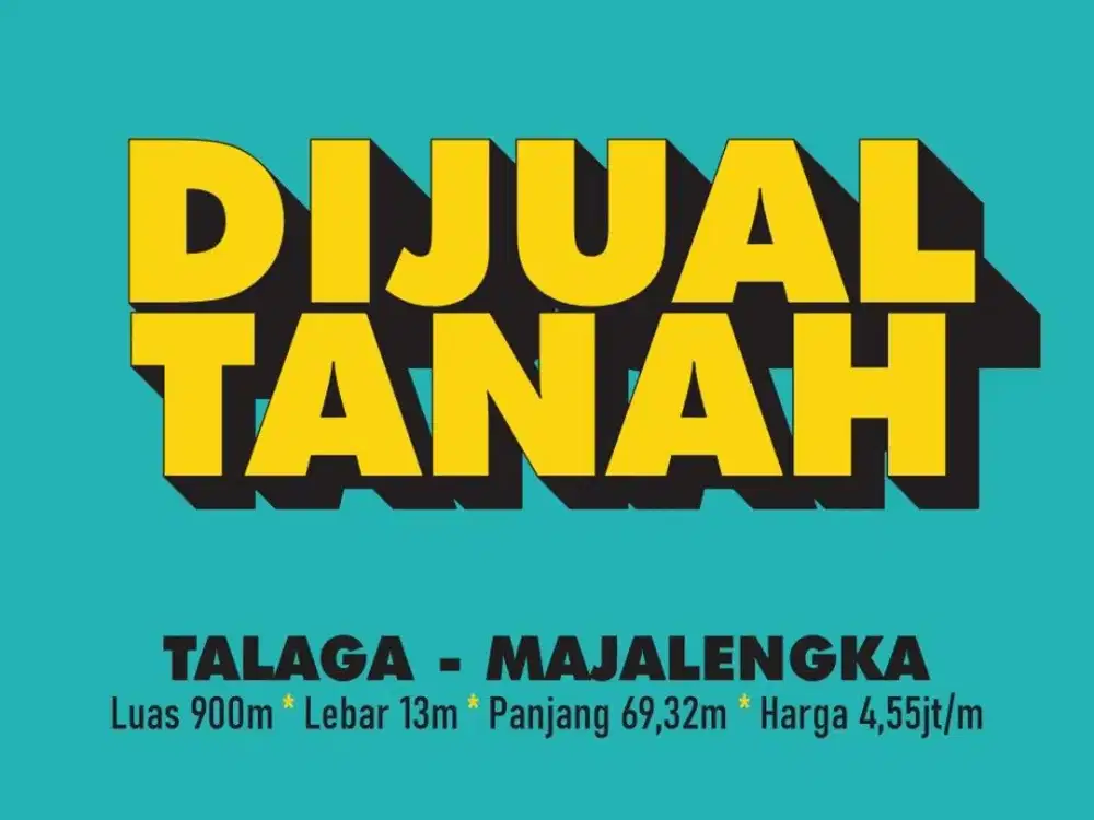 JUAL TANAH MURAH, MAJALENGKA, TALAGA, CIKIJING, CIREBON,
